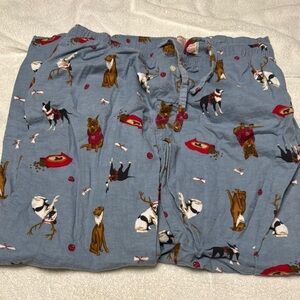 Men’s Blue Dog Print Pajama pants